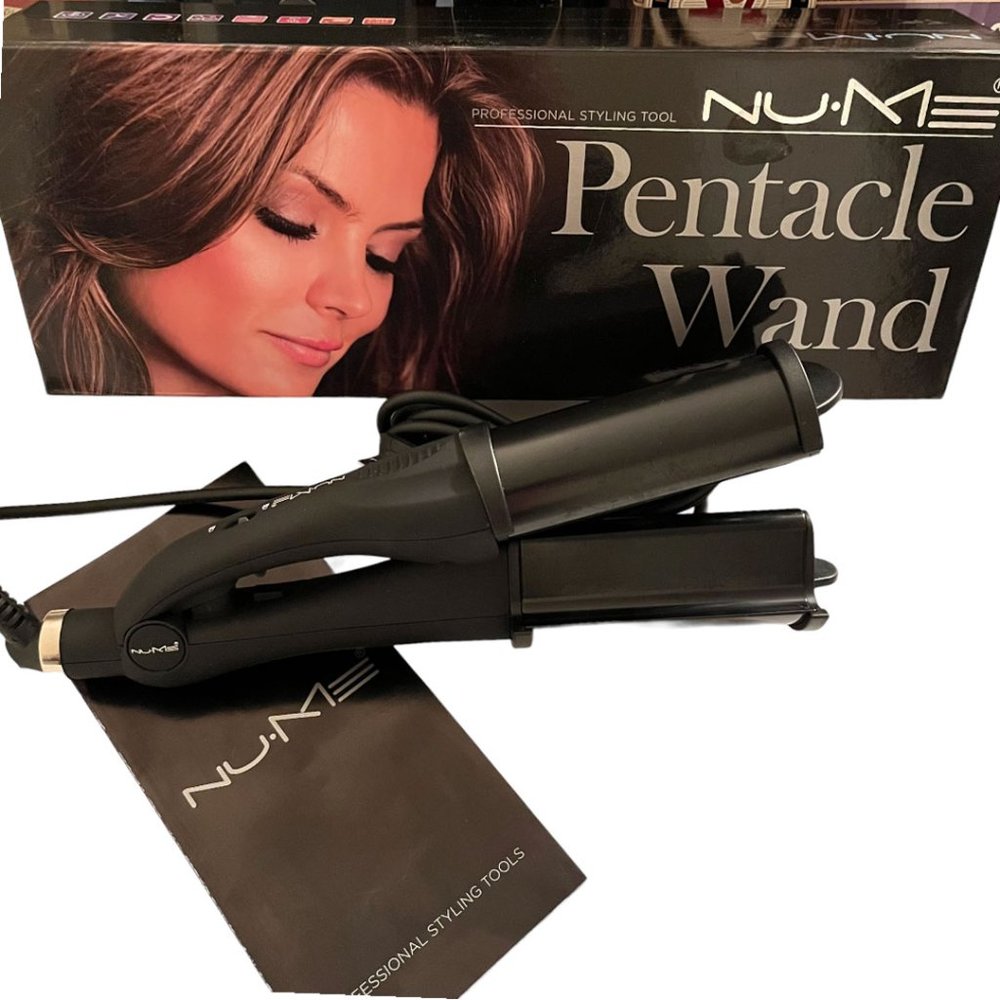 NuMe Pentacle 2-In-1 Curling Wand And Deep Waver